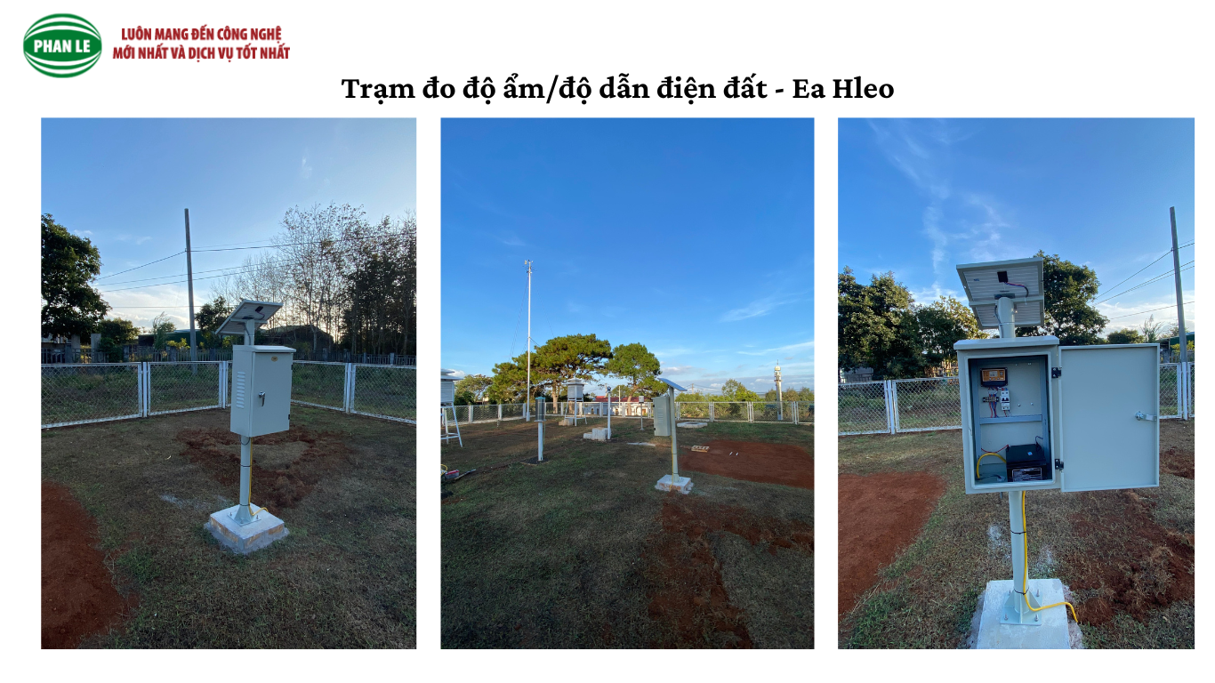 Trạm đo độ ẩm đất tại Ea Hleo - Đắk Lắk