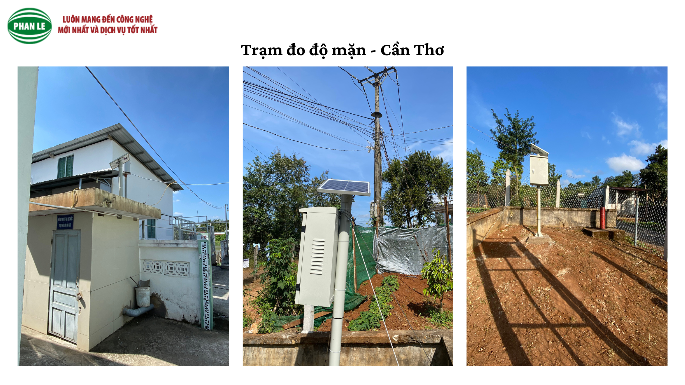 Trạm đo độ mặn tự động tại Cần Thơ